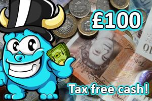 £100 tax free cash